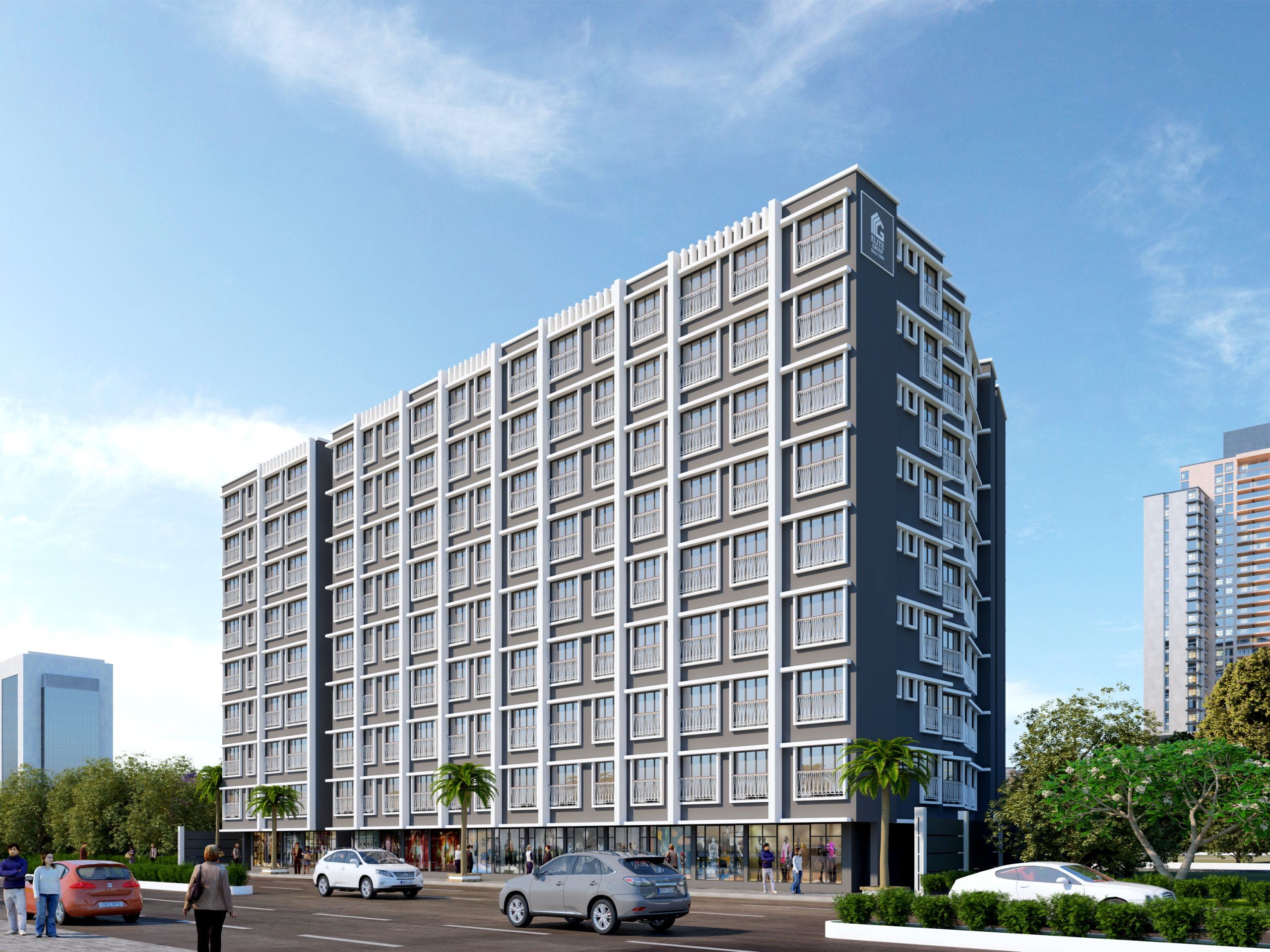 3D Architectural Exterior Rendering